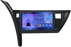 Bilradio Trådlös Carplay & Android Auto för Toyota Auris Hybrid GPS-navigering Röststyrning Skärm 4 Core Wifi 2G+32G