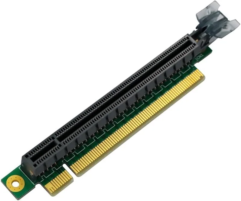 PCIE 16X Riser kortadapter PCI Express 3.0 PCI-E till PCI-E 16X spåromvandlare 90 grader
