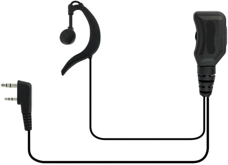10st G-typ Justerbar volym Hörlurar PTT Headset Walkie Talkie Tillbehör