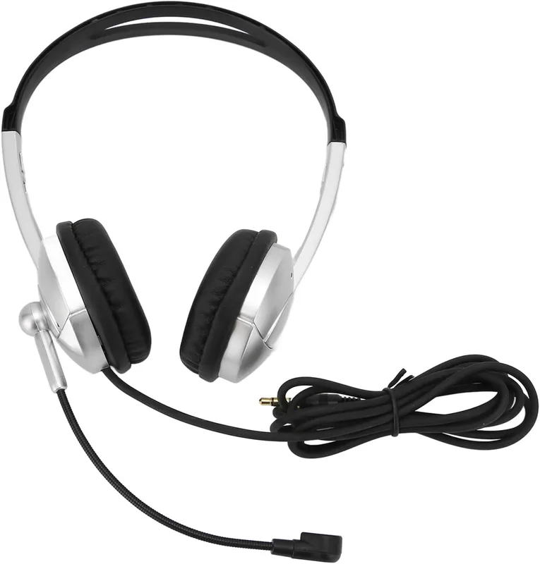 Trådbundet Headset med Smart Brusreducering och Justerbar Design för Affärsmän 3,5 Mm