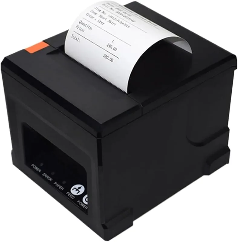 80mm Termiskt Kvitto Auto Cut Desk Skrivare
