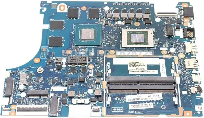 5B20S72596 GY535 GY536 NM-D191 ， Kompatibel for Lenovo ，IdeaPad Gaming 3-15ARH05 ，Moderkort for bärbar dator R5 4600H GT