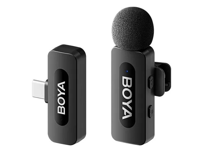 BOYA Wireless Microphone x1 BY-V10 V2.0 Mini USB-C 2.4GHz