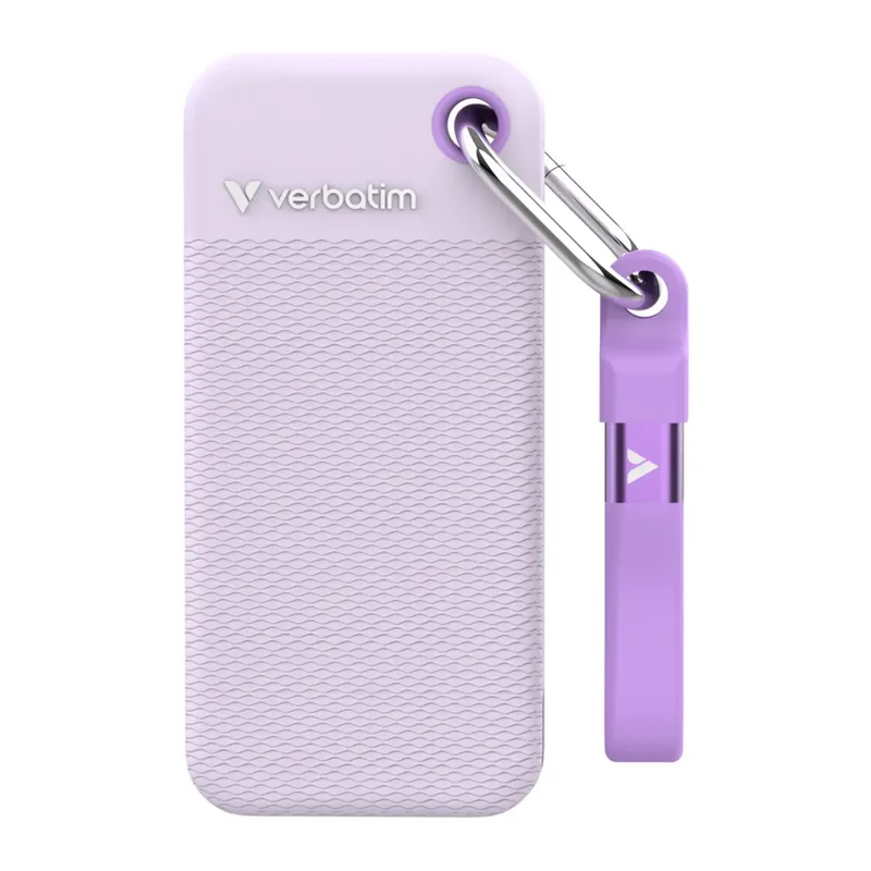 Verbatim Pocket 1 TB Extern SSD-disk Lila 32322
