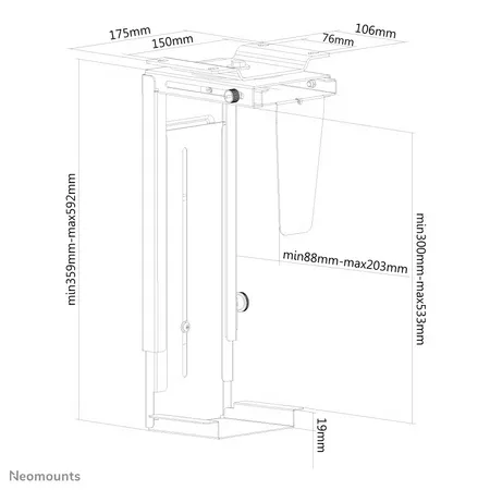 Neomounts NM-CPU100