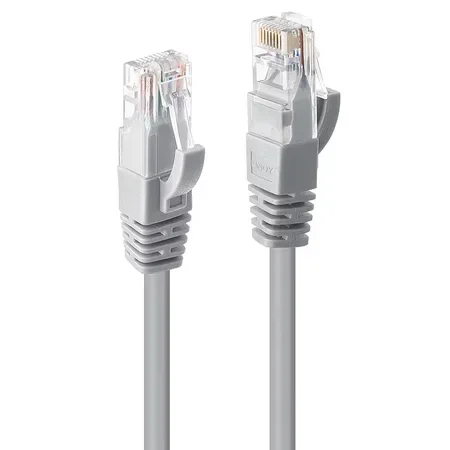 Lindy 48005 nätverkskabel Cat6 U/UTP, 5 m, grå