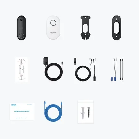 Reolink Smart 2K+ videodörrklocka, WiFi