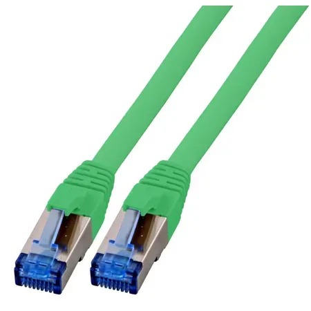 EFB Elektronik K5525FGN.1 nätverkskabel Cat6a S/FTP, grön, 1 m