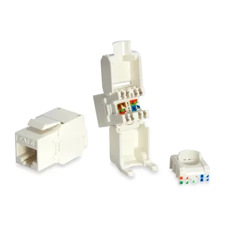 Equip 769216 könsbytare RJ-45 till LSA, vit