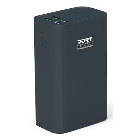 Port Designs 907004 powerbank 26800 mAh, svart