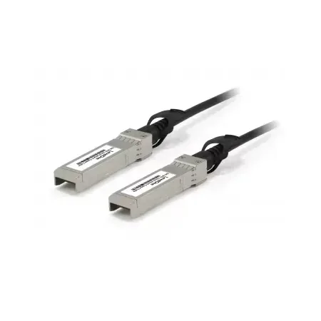 LevelOne DAC-0103 InfiniBand- och fiberoptisk kabel, 3 m, SFP+, svart, rostfritt stål