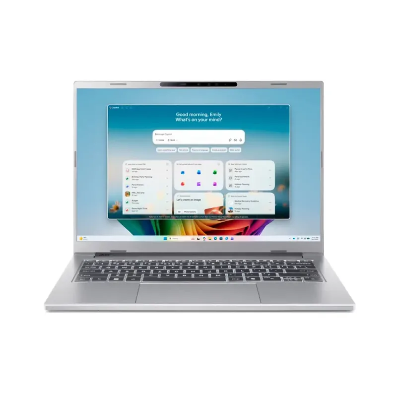 Acer Aspire 14 AI, A14-A71M, Bärbar dator, 14" WUXGA, AMD Ryzen™ AI 5, 16 GB RAM, 512 GB SSD, Radeon™ 840M