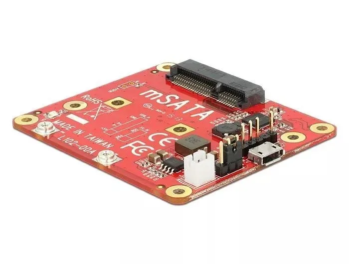 Delock mSATA-modul för Raspberry, Micro-B, med monteringssats