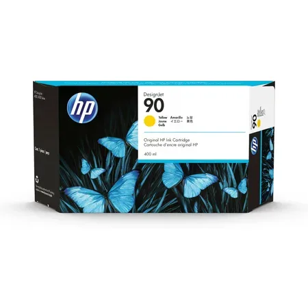 HP 90 - hög kapacitet - gul - original - DesignJet