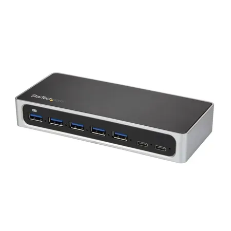 StarTech.com USB C-hubb med 7 portar och med snabbladdningsport