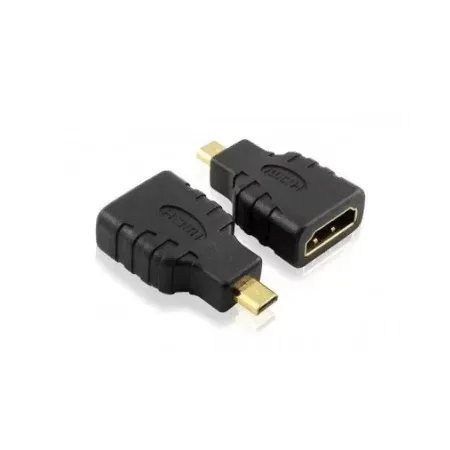 Techly IADAP-HDMI-MD könsväxlare micro-HDMI till HDMI, svart