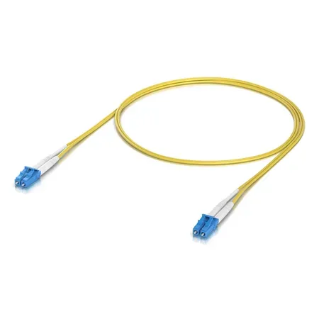 Ubiquiti UACC-OFC-S2-LULU-1M fiberoptisk kabel OS2, LC/LC, 1 m, gul