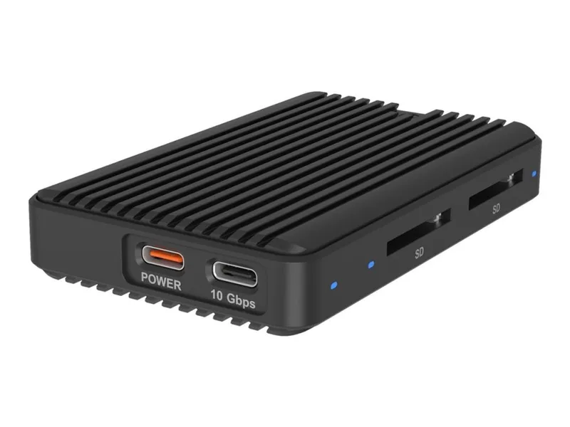 ICY BOX IB-CR602M-C31 M.2 SSD-kabinett, svart