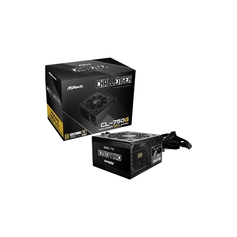 ASRock Challenger ATX 3.1 CL-750G 750W 80 Plus Gold