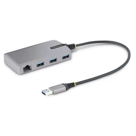 StarTech.com 3-ports USB-hubb med Ethernet