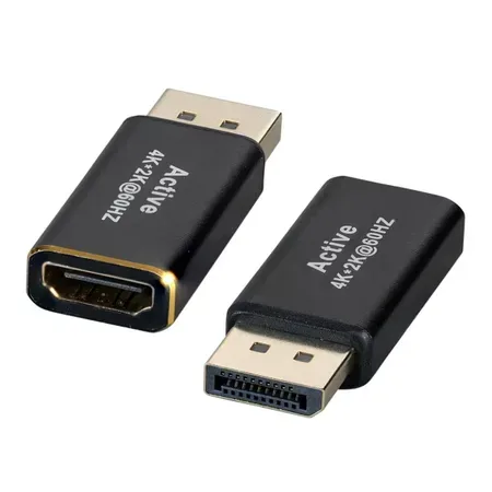 EFB Elektronik EB484-4K60 adapter DisplayPort till HDMI svart