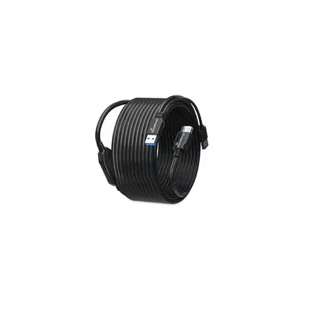 MediaRange MRCS243 USB-kabel, 2 x USB-A till USB-A, 10 m, svart