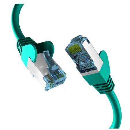 EFB RJ45 PATCHKABEL mit CAT7 ROHKABEL GRÜN 15m