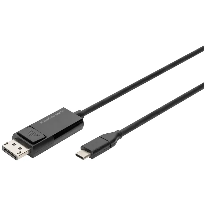 DIGITUS adapterkabel USB-C till DisplayPort 1.4, 2 m