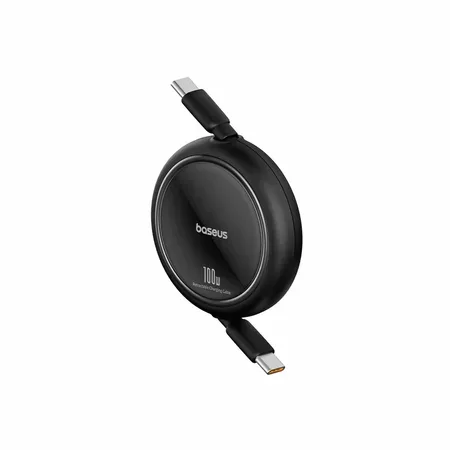 Baseus Free2Draw Mini USB-C-kabel, 1 m, 100 W, svart