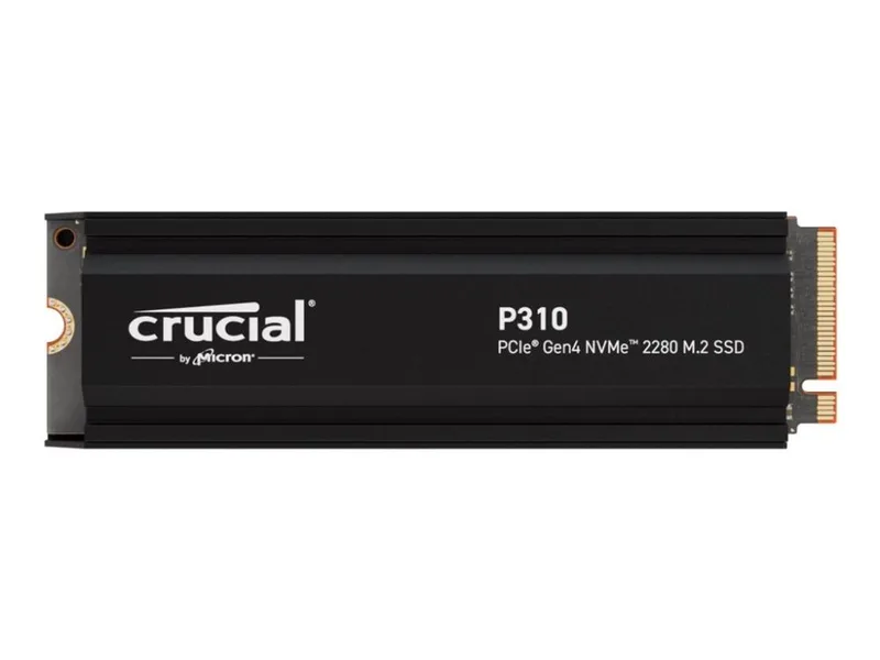 Crucial P310 Gen4 2280 2TB NVMe PCIe M.2 SSD mit heatsink
