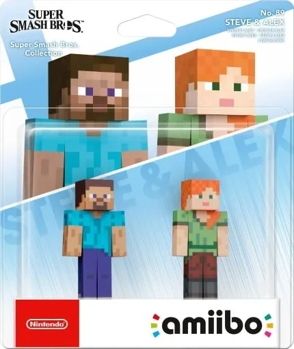 Nintendo Amiibo-figur Steve & Alex (Smash Bros Collection)