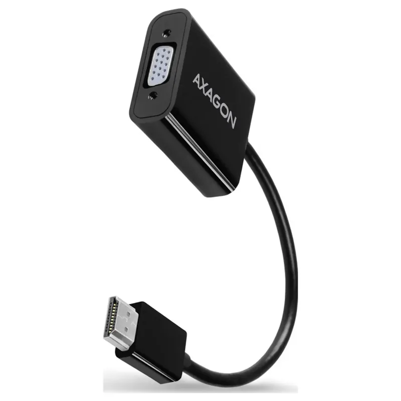 AXAGON adapter HDMI till VGA med ljud, 0,15 m
