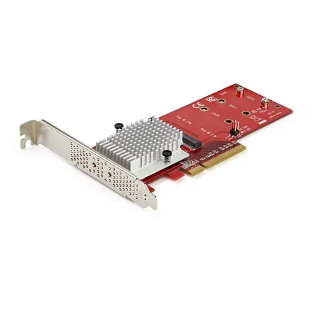 StarTech.com x8 dubbel M.2 PCIe NVMe SSD-adapter