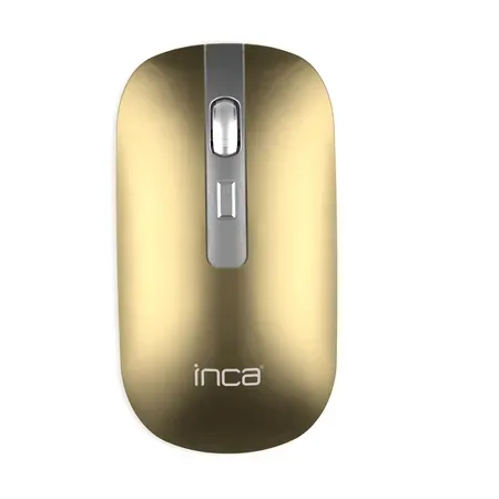 INCA mus IWM-531RS, Bluetooth, 1600 DPI, gul
