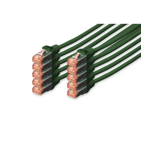 Digitus DK-1644-050-G-10 nätverkskabel grön 5 m Cat6 S/FTP (S-STP)