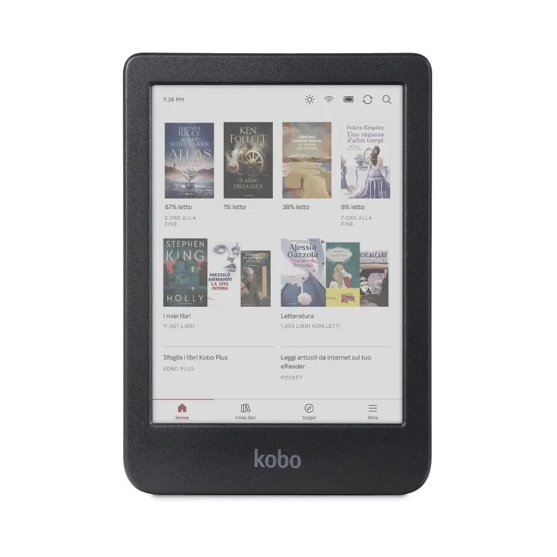 Kobo Clara Colour 6" e-bokläsare, svart