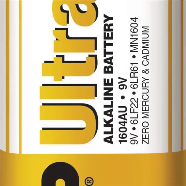 GP Batteri alkaline LR22 9 V Ultra 1-blister (0301604AU-U1)