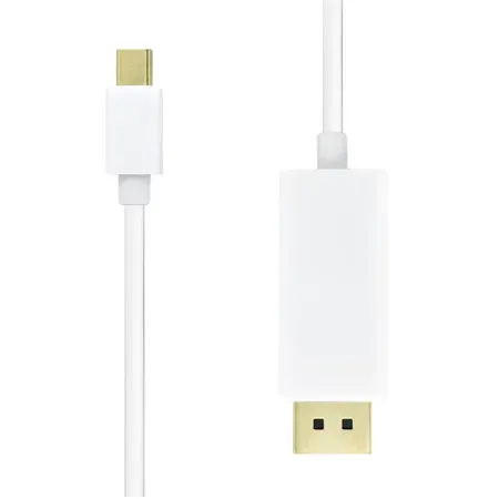 ProXtend USB-C till DisplayPort-kabel, 0,5 m, vit