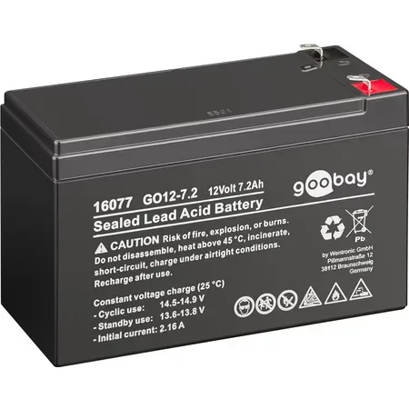 goobay GO12-7.2 blybatteri 12 V