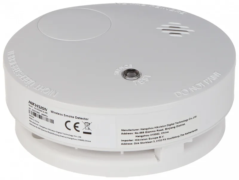 Hikvision DS-PDSMK-E-WE rökdetektor fotoelektrisk trådlös