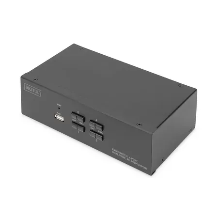 Digitus KVM-omkopplare för tangentbord, video, mus och USB