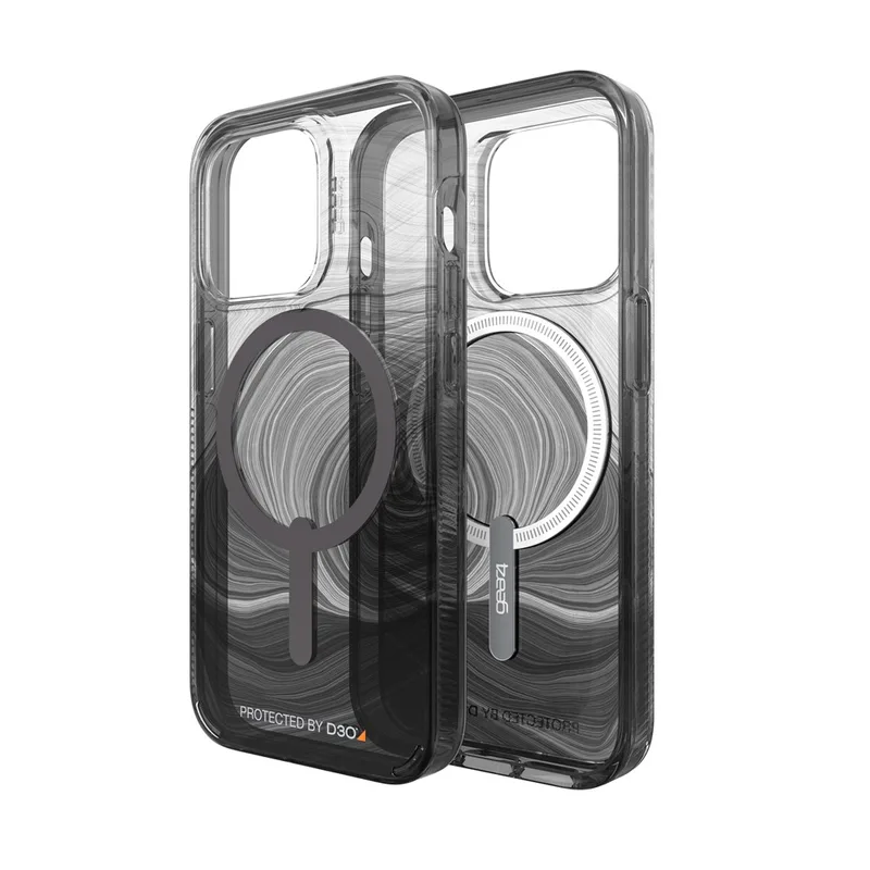 iPhone 14 Pro Skal Milan Snap Black Swirl