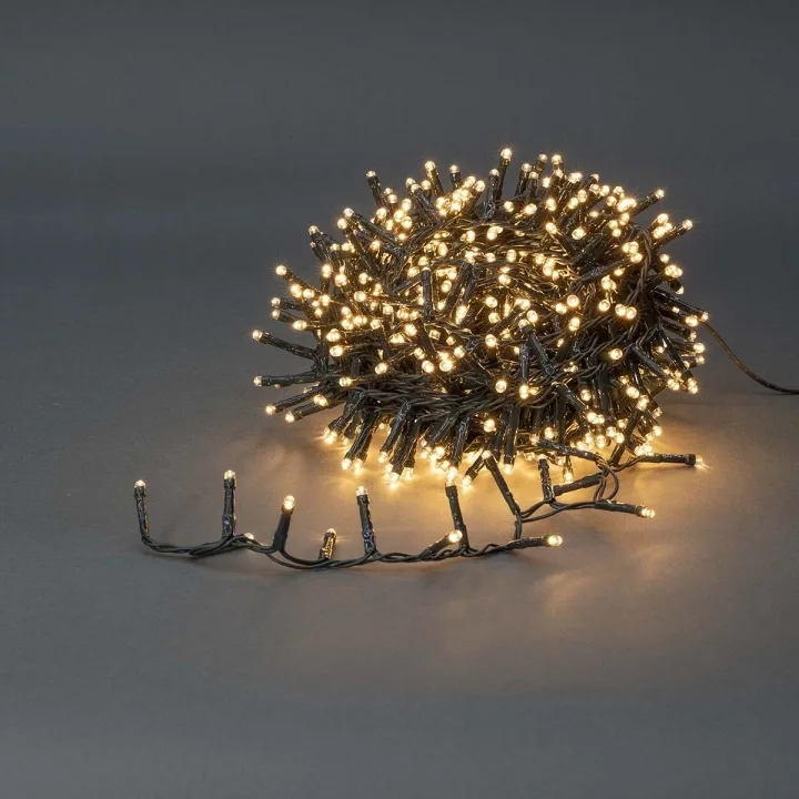 Nedis julbelysning kompaktkluster, 400 LED, varm vit, 8 m
