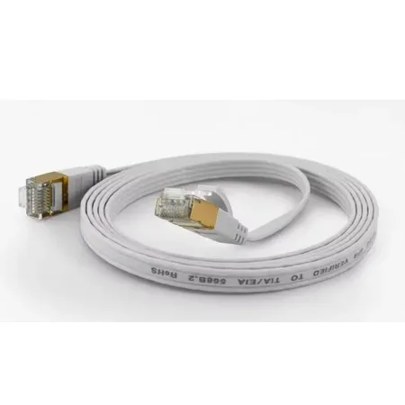 Wantec 7011 nätverkskabel vit 10 m Cat6a F/UTP
