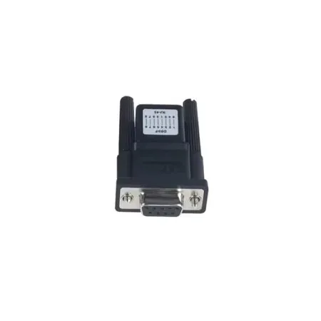 Moxa ADP-RJ458P-DB9F adapter RJ-45 till DB-9F svart