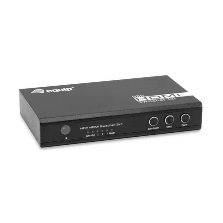 Equip 332725 HDMI-omkopplare, 3 ingångar, 1 utgång