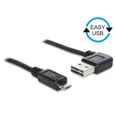 Delock Easy USB-kabel, USB-A till Micro-USB typ B