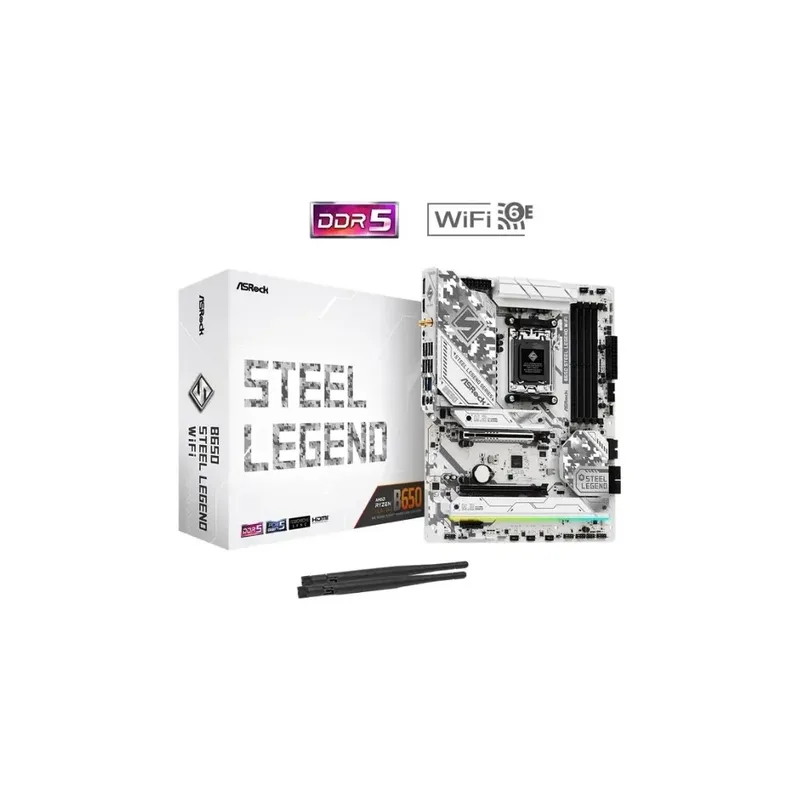 ASROCK B650 STEEL LEGEND WIFI med 1xHDMI och 1xDP