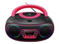 DENVER TCL-212BT Boombox Svart Rosa