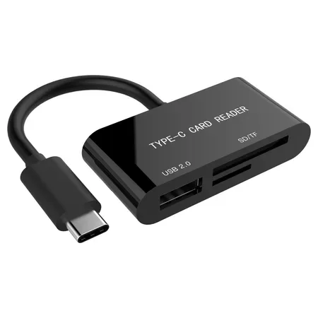 Gembird kortläsare för SD och microSD, USB-C 3.1 Gen 1